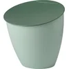 Image de Mepal Calypso afvalbakje   2,2 liter   Afvalbakje aanrecht met deksel   Duurzaam afvalbakje   Nordic sage