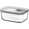 Image de Mepal Glazen Vershouddoos EasyClip - 700 ml - Glazen vershoudbakjes met schuifsluiting - Geschikt voor magnetron. (stoom)oven. koelkast en vriezer - Nordic sage