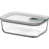 Image de Mepal Glazen Vershouddoos EasyClip - 1 l - Glazen vershoudbakjes met schuifsluiting - Geschikt voor magnetron. (stoom)oven. koelkast en vriezer - Nordic sage