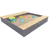 Image de AXI Evy Zandbak met waterbakken en opbergruimte Grijs/bruin - Inclusief accessoireset