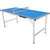 Image de Cougar Tafeltennistafel Mini 1500 draagbaar Blauw - Pingpongtafel voor binnen   Inklapbaar   Incl. net - batjes en ballen