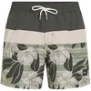 Image de O'Neill Heren Zwemshort CALI BLOCK 15" Groen/Wit Gebloemd - Maat XL