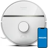 Image de Philips HomeRun Aqua 3000 Series XU3000/02 - Robotstofzuiger met Dweilfunctie - Wit / Metallic - App Connected