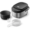 Image de Philips 3000-serie Minirijstkoker HD3093/80 - 0.85 L - 8 programma's - Zwart/Zilver
