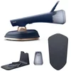 Image de Philips OneTurn - GC215/20 - 2-in-1 hybride strijkijzer - Stomer met SoftBoard - Donkerblauw/Goud