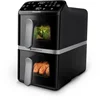 Image de Philips 4000 Series Dual-Stacked Dubbele Airfryer   NA461/00 - 2 Lades (Sync)   10 L   Tot 6 Personen   Bespaart 45% Ruimte