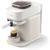 Image de Philips BAR305/00 Baristina - Semi-Automatische Espressomachine - Pistonmachine - Koffiemachine met Bonen - Wit