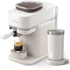 Image de Philips Baristina + Melkopschuimer Bundel - BAR308/00 - Semi-Automatische Espressomachine - Pistonmachine - Koffiemachine met bonen - 2026 Editie - Wit