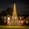 Image de Fairybell Buiten Kerstboom voor in de vlaggenmast - 7 meter - 1500LEDs - Warm wit