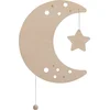 Image de Baby's Only Houten wandlamp babykamer & kinderkamer - Maan - Wonder - Bruin - FSC-keurmerk - Duurzame ledverlichting - 25.000 branduren - Eenvoudig aan de muur te bevestigen