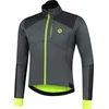 Image de Rogelli HI VIS Fietsjack Winter - Heren - Grijs, Fluor, Reflectief - Maat M