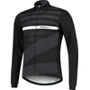 Image de Rogelli Stripe Fietsjack Winter - Heren - Zwart, Wit - Maat XXL