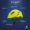 Image de Rogelli Start Fietshelm Kids - Fluorgeel Zwart - S - 48-52 cm