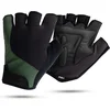 Image de Rogelli Essential Fietshandschoenen Zomer - Wielrenhandschoenen - Korte Vinger - Heren - Groen - Maat L