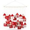 Image de VILDE - Adventskalender - Rood - 70x60 cm - Filc