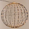 Image de Lichtbol - Metaal met timer - Warm licht - 40 cm - Kerstversiering
