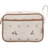 Image de Fresk Toilettas voor Kinderen Unisex - Met rits & draaglus   Reistas met dubbel vak   Organizer   24 x 17 x 7 cm - Zand - Rabbit Sandshell