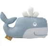 Image de Fresk Rammelaar - 15 x 12 cm - Babyspeeltje - Kraamcadeau - Stimuleert Zintuigen - Baby Cadeau - Blauw - Whale
