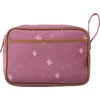 Image de Fresk Toilettas voor Kinderen Meisjes - Met rits & draaglus   Reistas met dubbel vak   Organizer   24 x 17 x 7 cm - Paars - Swallow