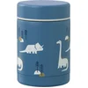 Image de Fresk Thermos Lunchbox 300 ml - RVS Voedselcontainer   BPA-vrij   Lekvrije dop   Thermosbeker   Food Jar tot 6 Uur Warm   Lunchpot - Blauw - Dino