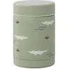 Image de Fresk Thermos Lunchbox 300 ml - RVS Voedselcontainer   BPA-vrij   Lekvrije dop   Thermosbeker   Food Jar tot 6 Uur Warm   Lunchpot - Groen - Crocodile
