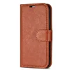 Image de Hoesje Geschikt voor Apple iPhone 17 /Wallet case /iphone 17 hoesje/iphone 17 case / book case Portemonnee kaarthouder/ magneetflipje/ kleur Bruin