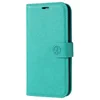 Image de Hoesje Geschikt voor Apple iPhone 17 /Wallet case /iphone 17 hoesje/iphone 17 case / book case Portemonnee kaarthouder/ magneetflipje/ kleur Turquoise