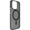 Image de DECODED Grip Case Back Cover - iPhone 15 Pro Max- 100% Gerecycleerd Plastic - Doorzichtig Hoesje - Transparant Black Zwart Geschikt voor MagSafe -