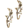 Image de Doing Goods Marie Coral Hook Small Set - Gold Antique Shiny