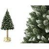 Image de Kunstkerstboom - 180 cm - op stam - 3-delig