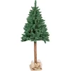 Image de Kunstkerstboom 160 cm - spar met houten stam