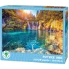 Image de Mr. Broccoli Puzzel 1000 Stukjes Volwassenen - Plitvice Lake - Legpuzzel Waterval Kroatië - FSC® - Landschap Collectie - 68 x 48 cm