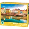 Image de Mr. Broccoli Puzzel 1000 Stukjes Volwassenen - Nyhavn Denemarken - Legpuzzel Haven van Kopenhagen - FSC® - Steden Collectie - 68 x 48 cm
