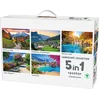 Image de Mr. Broccoli - Landscape Collection - 5 x 1000 Stukjes Legpuzzel - Inclusief Poster - FSC® - Puzzel voor Volwassenen