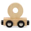 Image de Tryco Houten Naturel Lettertrein Letter O - Letterwagon voor Woorden en Naamtreinen - Stimuleert Creativiteit en Motoriek - Vanaf 3 Jaar