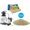 Image de Intex - Zandfilterpomp 7900 L/u & Filterzand 50 kg & WAYS Scrubborstel