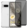 Image de Geschikt voor Google Pixel 7 Pro Hoesje + Privacy Screenprotector   Privé - Gehard Glas Cover