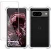 Image de Hoesje geschikt voor Google Pixel 8 + Screenprotector   Tempered Glass - Extreme Shock Case Transparant