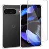 Image de Geschikt voor Google Pixel 9 / 9 Pro - Hoesje + Screenprotector   Gehard Glas Cover + Shock Proof Case - Transparant