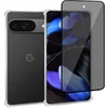 Image de Geschikt voor Google Pixel 9 / 9 Pro - Hoesje + Privacy Screenprotector   Privé - Gehard Glas Cover