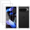 Image de Hoesje + 2x Screenprotector geschikt voor Google Pixel 9 Pro XL   Tempered Glass - Extreme Shock Case Transparant