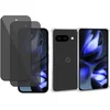 Image de ChiGuard Hoesje & 2x Privacy Screenprotector geschikt voor Google Pixel 9a   Gehard Glas Cover + Shock Proof Case - Transparant
