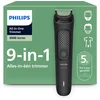 Image de Philips Series 3000 Multigroom - Baardtrimmer - 9 in 1 - Neushaartrimmer - Intimate trimmer - Face&Hair&Body - Opbergzakje - Zwart - MG3945/15