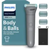 Image de Philips Series 3000 Bodygroomer mannen - Body Trimmer - 3 extra Trimkammen - Opbergzakje - BG3485/15