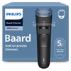 Image de Philips Series 3000 Baardtrimmer mannen - 2 Trimkammen - Waterproof - Donkergrijs - BT3660/15