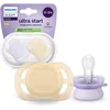 Image de Philips Avent Ultra Start   BPA-vrije siliconen fopspeen (0-2 mnd)   Symmetrisch ontwerp   2 stuks - SCF075/11