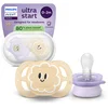 Image de Philips Avent Ultra Start   BPA-vrije siliconen fopspeen (0-6 mnd)   Symmetrisch ontwerp   2 stuks - SCF075/13