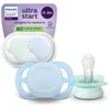 Image de Philips Avent Ultra Start   BPA-vrije siliconen fopspeen (0-6 mnd)   Symmetrisch ontwerp   2 stuks - SCF075/12
