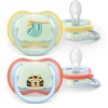 Image de Philips Avent Ultra Air Night   Glow-in-the-dark fopspeen  (0-6 mnd) Extra luchtopeningen   2 stuks - SCF376/24