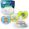 Image de Philips Avent Ultra Air Day & Night   Glow-in-the-dark fopspeen   Extra luchtopeningen   4 stuks - SCF349/56
